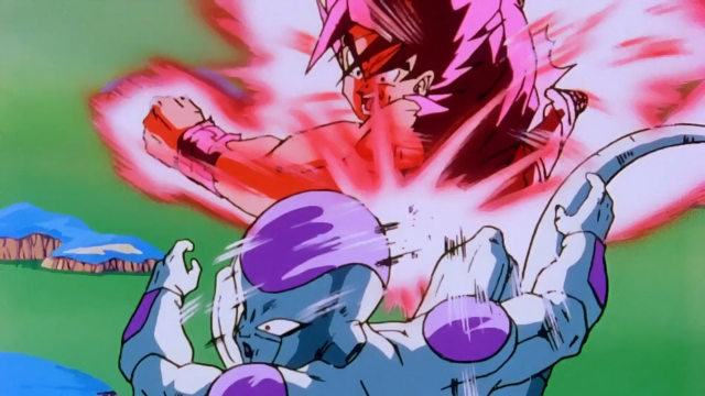 孙悟空和弗利萨对决,在很短的时间内分出胜负