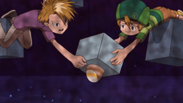 阿和阿武合体拯救天使兽!