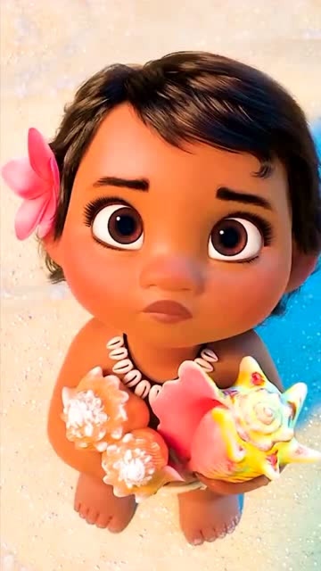 海洋奇缘,美丽的莫阿娜公主,向往大海的孩子