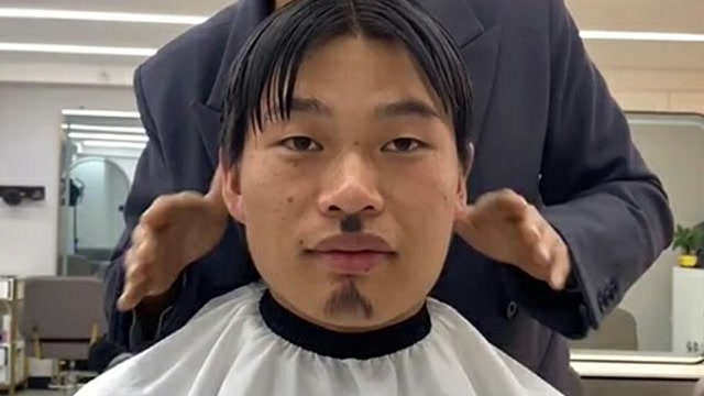 日本大佐发型中分图片