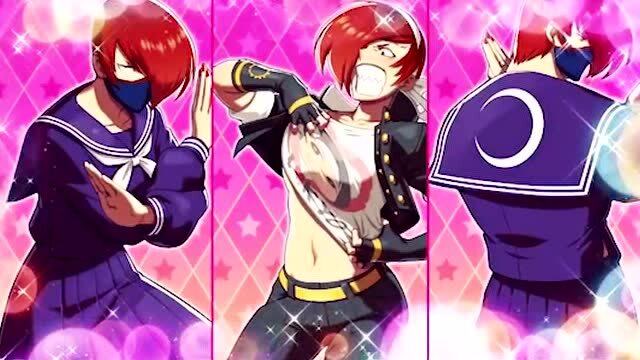 拳皇中:八神庵的娘化之路! 草薙京别笑,下一个就是你