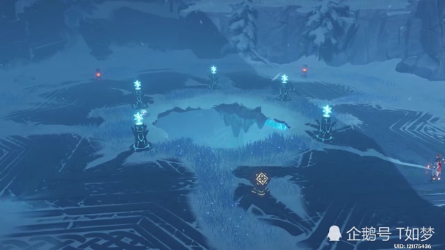 原神雪山碎片西南面的遗迹地窖破解过程
