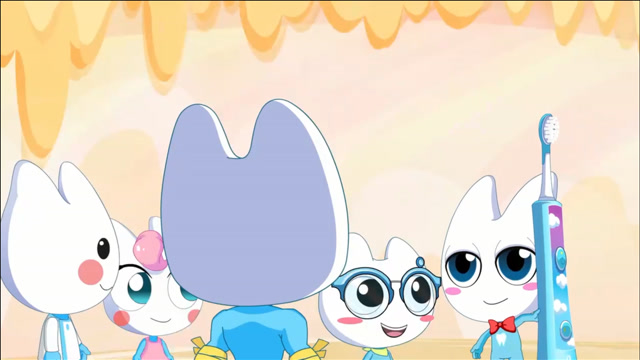 牙牙精灵战队:电动牙刷刷牙干净,很适合小朋友,要好好刷牙哦