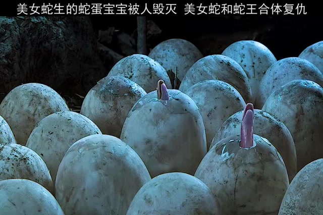 美女蛇生的蛇胆宝宝被人毁灭,美女蛇和蛇王合体复仇