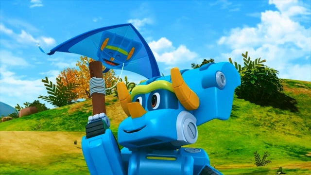 帮帮龙出动:汤姆教大家放风筝,秘诀是有风就跑!