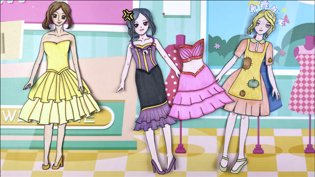 彩衣镇换装秀:芭比帮助坏女孩找回项链,但坏女孩还是和她争抢衣服