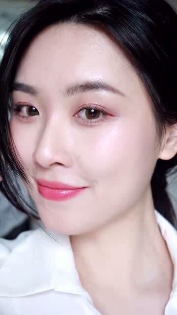 春日少女感妆容,新手化妆教程,原相机无美颜滤镜怼脸拍