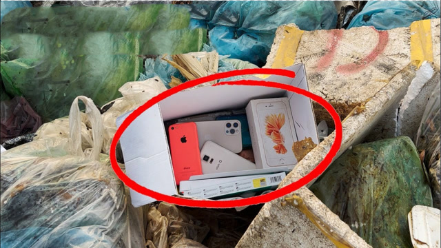 小伙垃圾堆捡回一箱手机,修修补补一番后,转手卖出几万块!