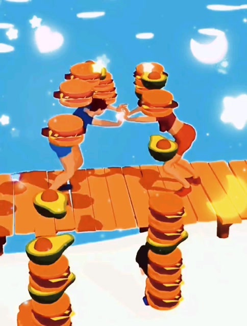 解压小游戏之顶牛比赛,兄弟们这个游戏你们小时候玩过么?