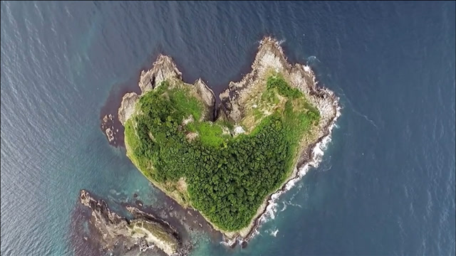 春夏秋冬的限定,你一定是 第一次见这个爱心岛