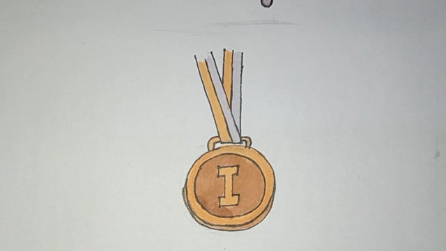 奥运会奖牌的简笔画图片