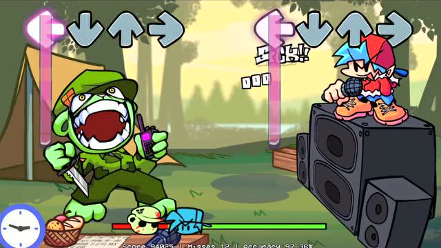 fnf周五夜放克游戏 老兵flippy对战男友