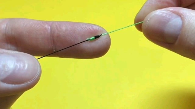 用于接断鱼线的双单结,快速又简单的接线绑法!