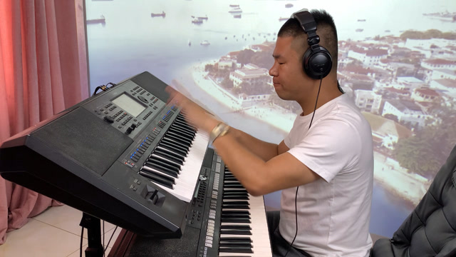 电子琴现场精彩演奏人间第一情dj风格