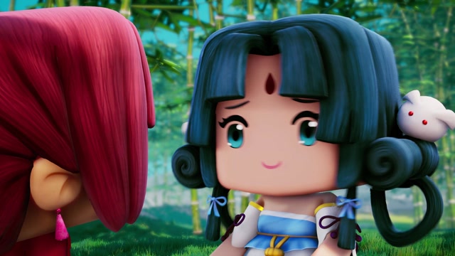 迷你世界《花语程行2》1:柳仙儿首现竹林,身后跟萌宠?