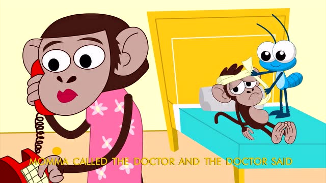 bob zoom《five little monkeys》