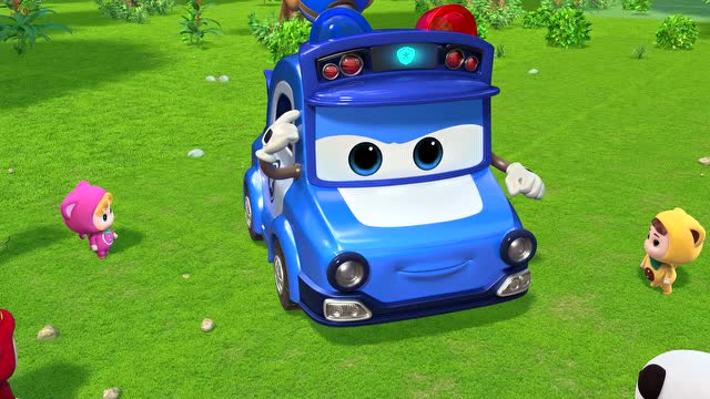 百变校巴8:警长歌德发射松果炮弹,找回丢失芯片