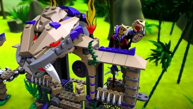 乐高 忍者系列 勇闯狂蟒碉堡 70749