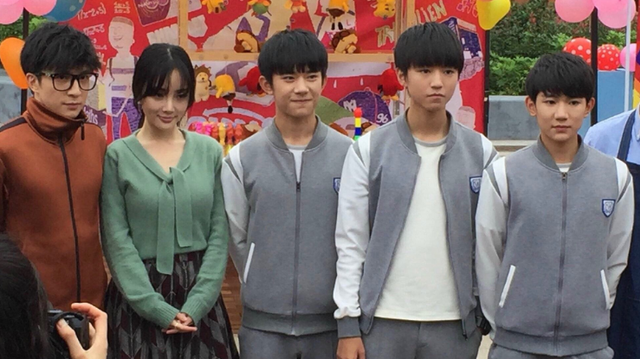 王俊凯王源易烊千玺《我们的少年时代》长沙探班