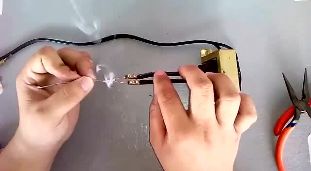 用变压器自制电烙铁 实用