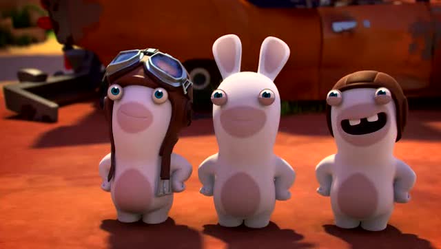 疯狂的兔子这智商堪比马达加斯加企鹅团!搞笑