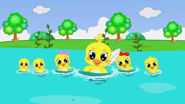 six little ducks -六只小鸭-嗨皮兔儿歌