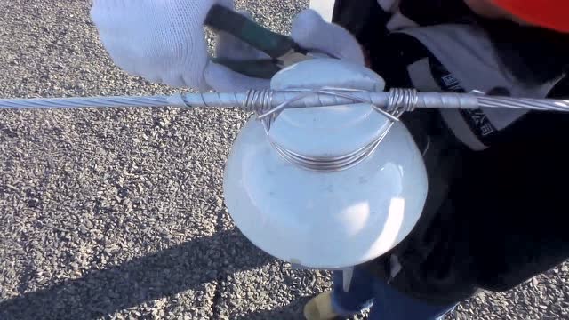针式绝缘子顶绑教学视频