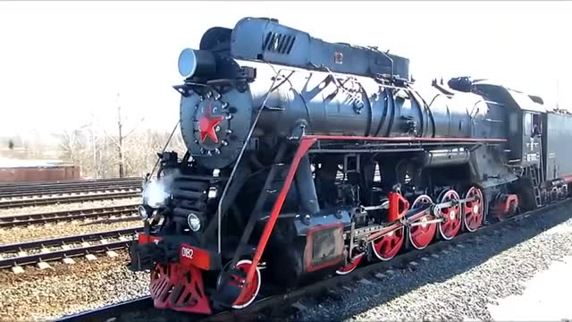 前苏联lv牌蒸汽机车,中国前进型蒸汽机车原型