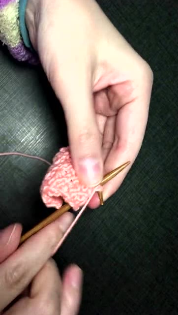 织围巾银莲花图案编织教程