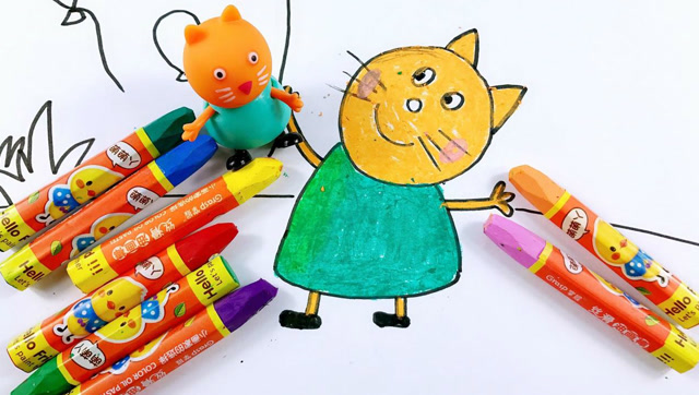 简笔画教程小猫凯迪