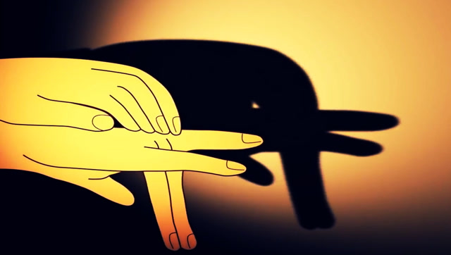 模仿大象分几步?回归最原始的快乐,与孩子一起玩手影