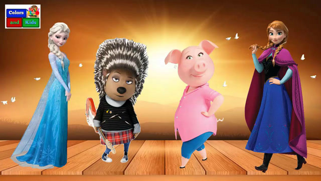 早教益智动画:冰雪奇缘艾莎安娜头和嘴都炸没了 帮她们找回来吧