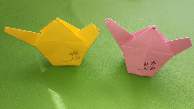 小茶壶折纸真漂亮,快去动动你的小手,亲自做一个吧,折纸视频