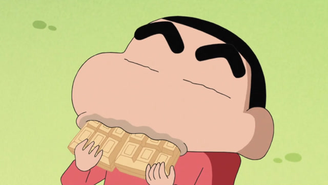 蜡笔小新:小新一次吃两根雪糕,把一旁的小葵气坏了!