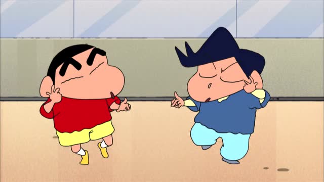 蜡笔小新 嘻哈舞蹈_4