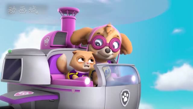 汪汪队:汪汪小分队的狗狗们,带着小花猫乘坐飞机