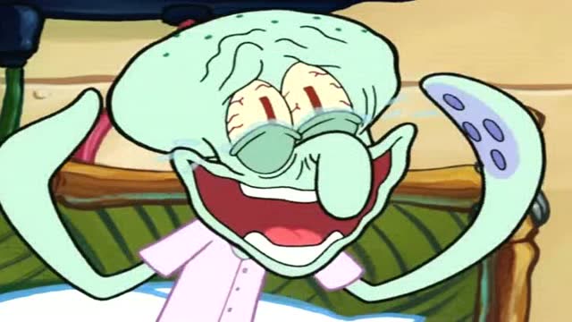 宝宝从没见过章鱼哥笑的这么开心过,我也没有