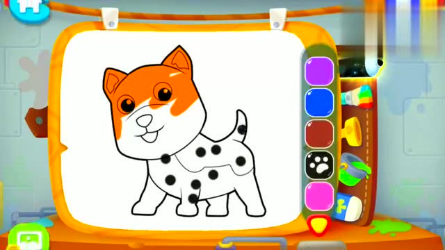 宝宝巴士之小小画家第一步宝宝爱涂鸦快来和奇奇一起画画