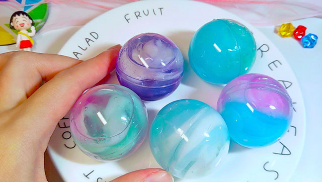 超简单仙气沉底泥教程,材料都是废弃的水晶泥,看了都会做