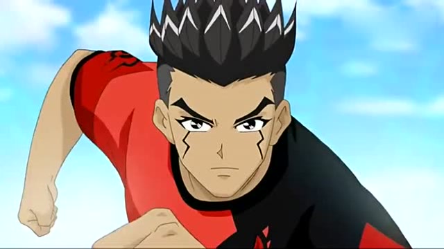 超智能足球:赤足铁甲发动战车铲球,实力撞墙