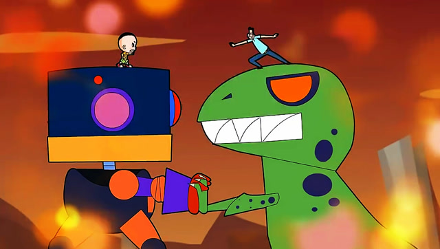 机器人大战怪兽,给小头爸和大头儿的创意打满分!