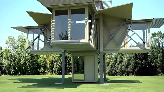 令人难以置信的惊人的伸缩式房屋