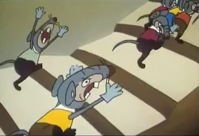 黑猫警长他们痛歼搬仓鼠, 太帅了