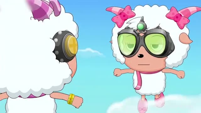 喜羊羊与灰太狼:机器美羊羊生气了,飞到空中寻找灰太狼