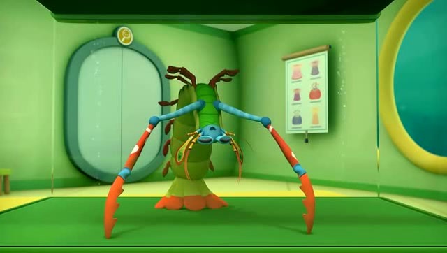 海底小纵队 两只螳螂虾在比谁比较冷静两人开始了争吵