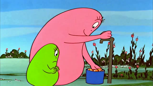 巴巴祖吃着柠檬,突然肚子疼,巴巴爸爸告诉他没有洗