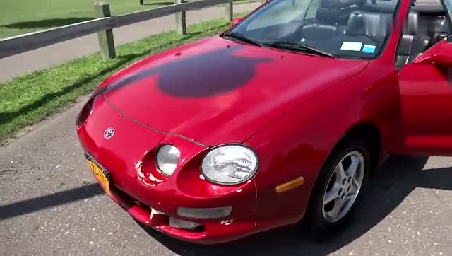 丰田经典小敞篷跑车1999 toyota赛利卡celica gt