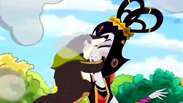 葫芦娃: 蛇精被穿山甲抓住了脸,蛇精生气了