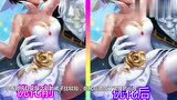 王者荣耀：女英雄修改前后对比图，妲己衣服加料，木兰看不出改变