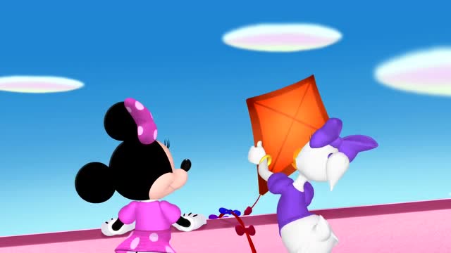 米奇妙屋黛西和米妮一起放风筝